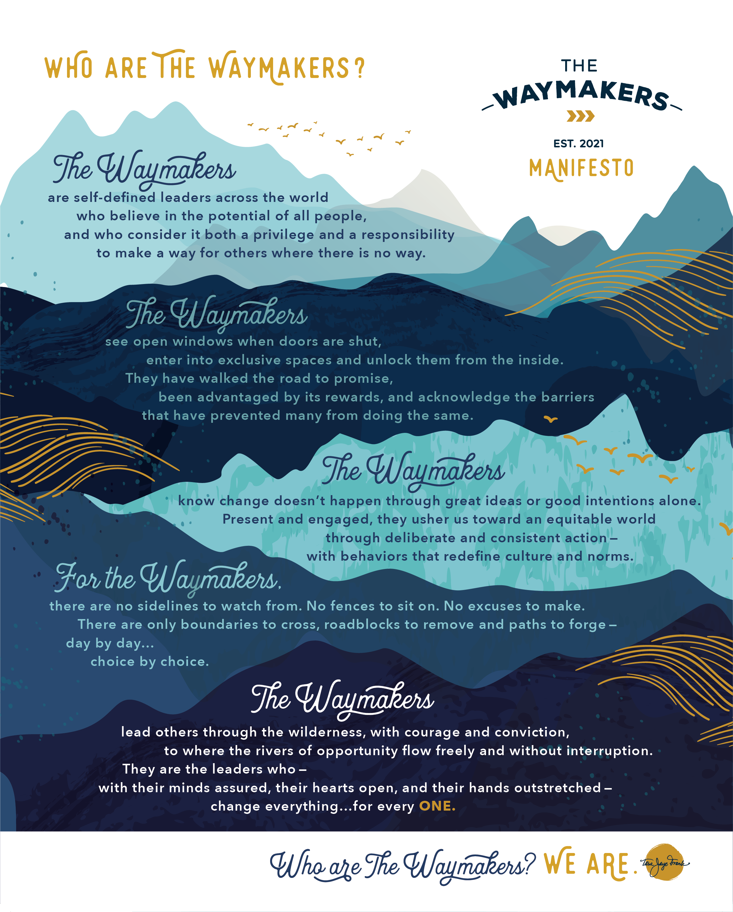 Manifesto Print – The Waymakers Shop